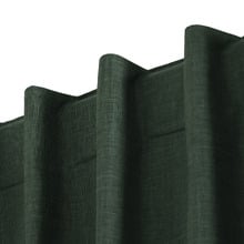 Lynden Faux Linen Blockout Concealed Tab Top Curtains (Set of 2)